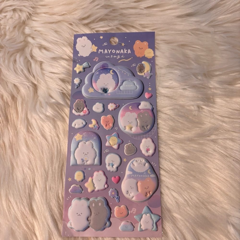 Cute Mayonaka Usagi Sticker Sheet